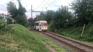 SEPTA SUBURBAN TROLLEY #123 on 102