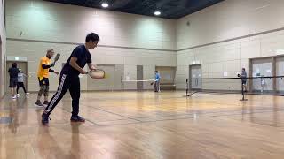 2023-02  Kohei Miyake vs Naoya Nishimura at Yokosuka pickleball