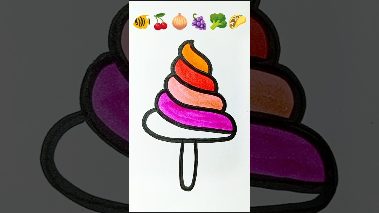 🐠🍒🧅🍇🥦🌮 Satisfying creative art 