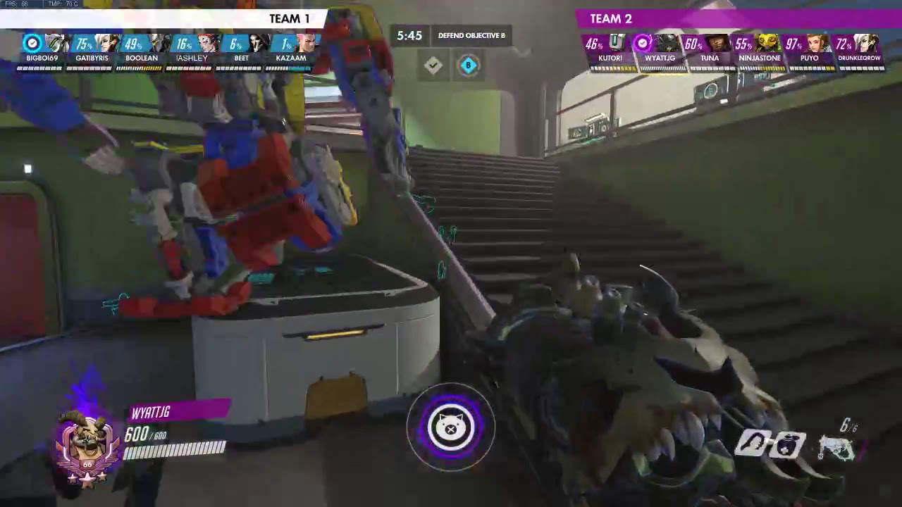 Fast Roadhog game | Overwatch