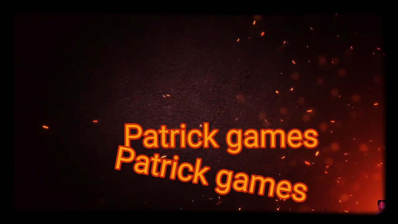 Trailer Patrick gaming channel #patrick_games - YouTube