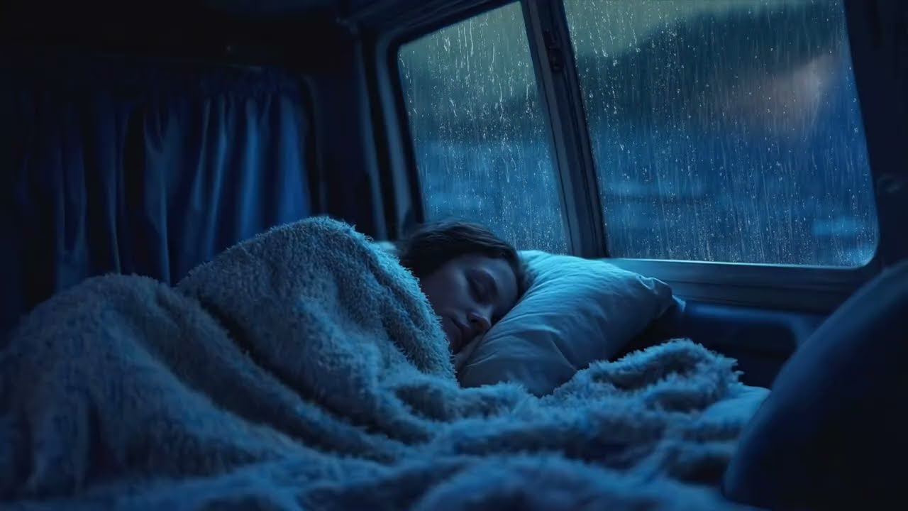 The Hidden PEACE of a Rainy Night Inside a Car
