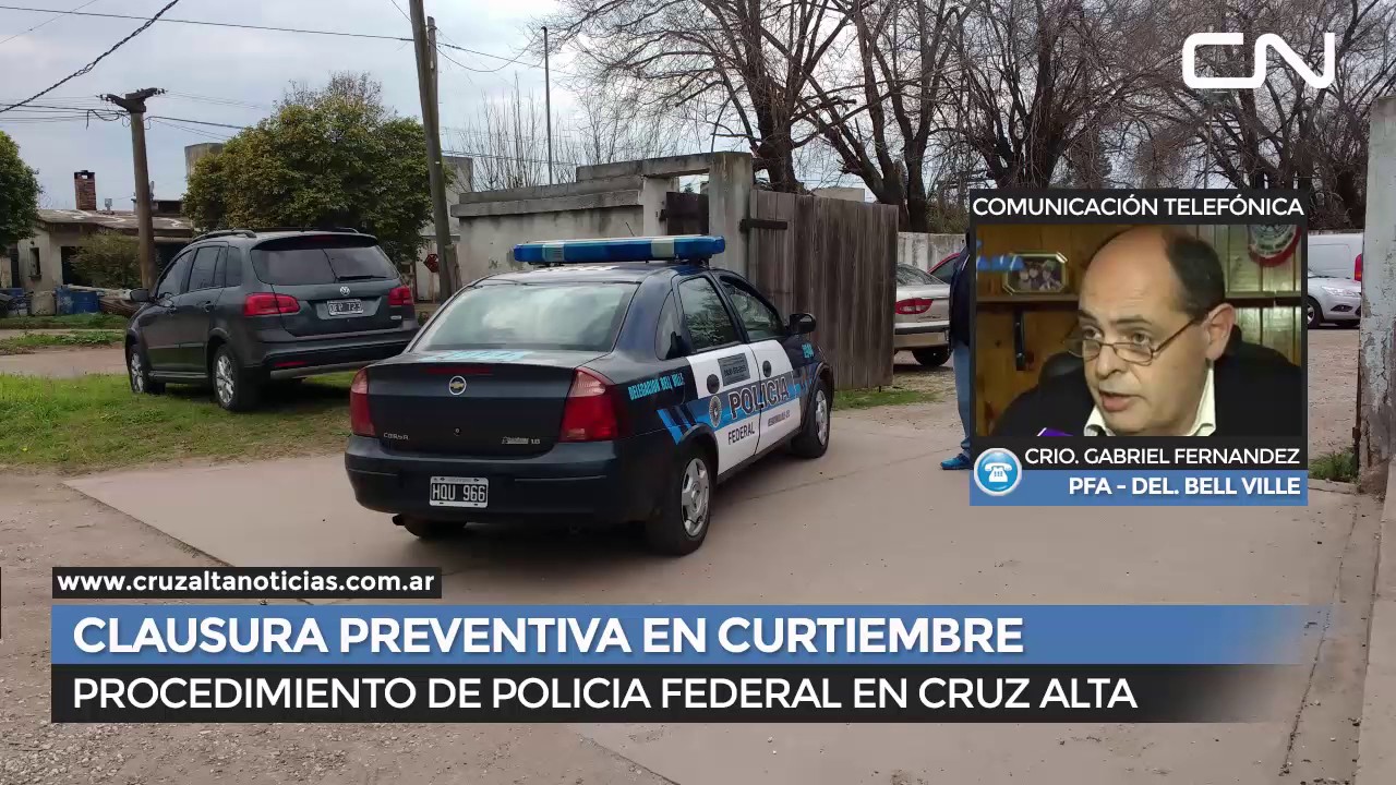 Procedimiento en Curtiembre de Cruz Alta cordoba spain