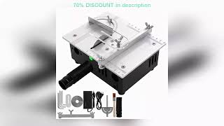 A must-have product! 96W Mini Table Saw Woodworking Electric Bench Saw 7-Speed Adjustable DIY Mode
