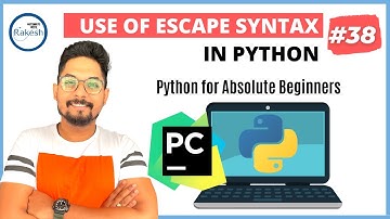 #38 Python Escape-tekens | Python-tutorial voor beginners