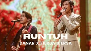 DANAR X FIERSA BESARI - RUNTUH (Feby Putri ft. Fiersa Besari) X FACTOR INDONESIA|Lirik