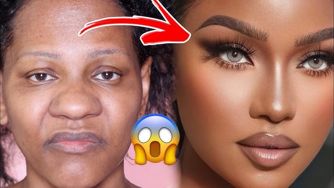Makeup Transformation Rihanna Cirugía Plástica 😳 #makeuptutorial 