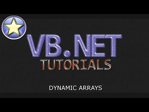 VB.NET Tutorial - Dynamic Arrays (Visual Basic .NET)