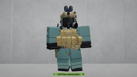 Roblox SCP M.T.F Beta-7 Operator (Alter) (Avatar Build)