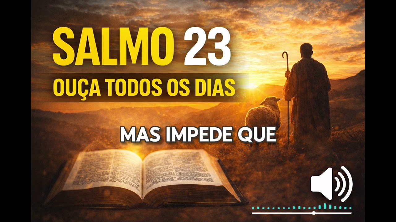 Salmo 23 EXPLICADO - A ORAÇÃO que traz paz e confiança em Deus.
