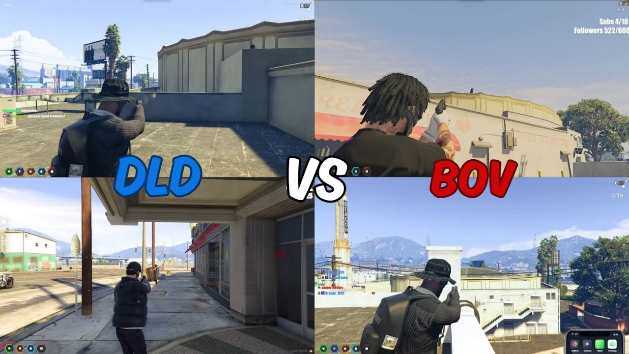 DLD против BOV в Саутсайде (Мульти-POV) | Time2RP GTA RP