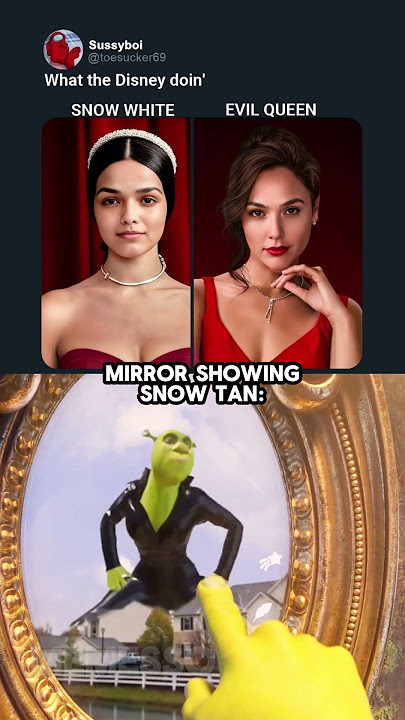 Snow white and Shrek 5 moment 💀
