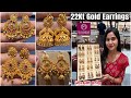 Malabar NEW Gold Earrings Designs 6Gm Starts💕Divine Collection| Gold Chandbali| Gold Jhumka Designs|