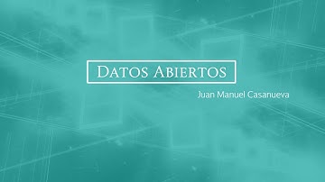 14. Datos Abiertos