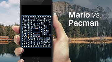 Pacman & Mario created in Unity
