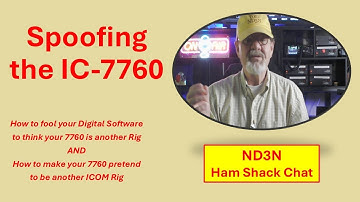 Solving the IC-7760 Digital modes problem with spoofs and tricks