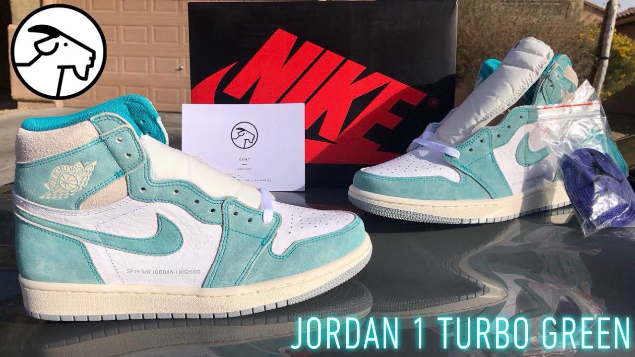 turbo green jordan 1 goat