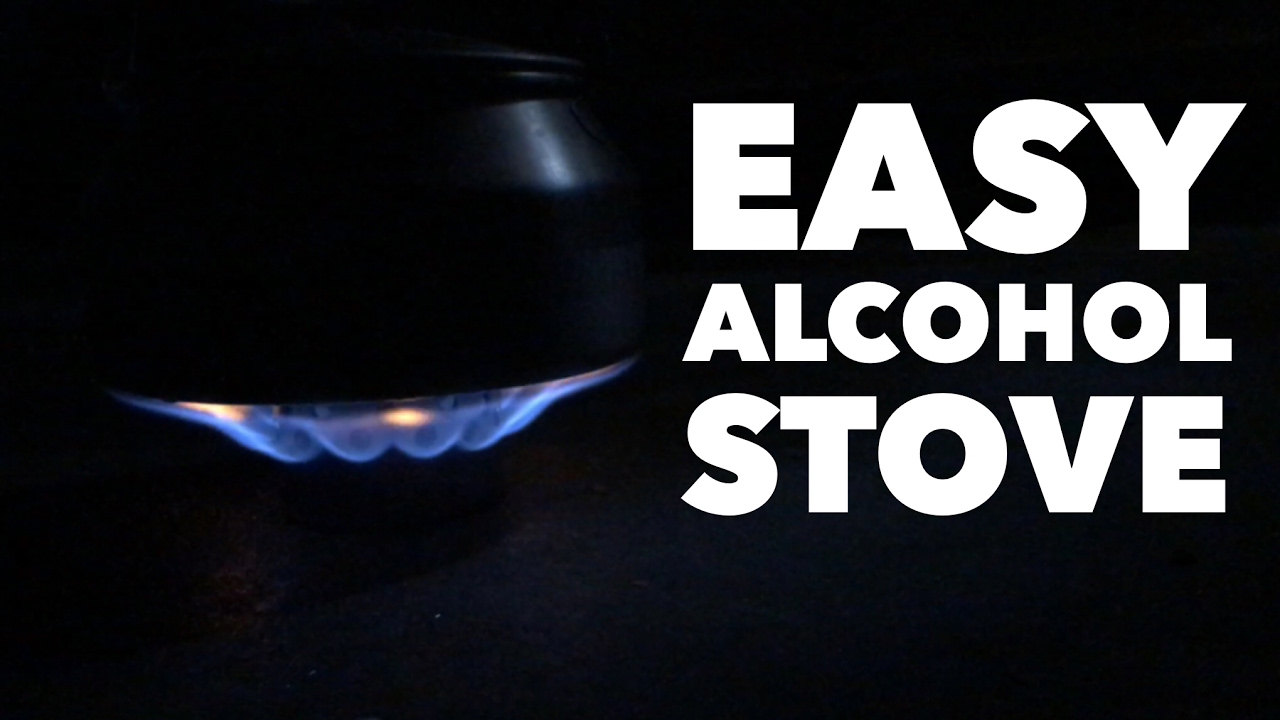 How to make the easy backpacking alcohol stove YouTube