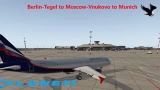 X-Plane11 | Berlin-Tegel to Moscow-Vnukovo