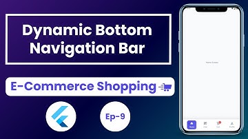 Bottom Navigation Bar Ep-9 - E-Commerce Shopping App In Flutter