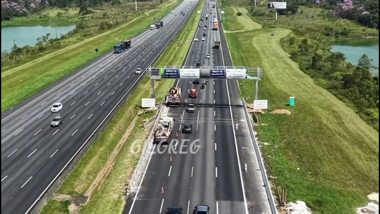 Free Flow Rodovia dos Imigrantes SP Pórtico sendo instalados 20/01/2026 KM 29