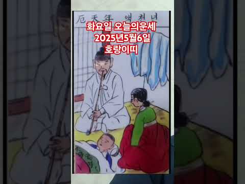 <strong>호랑이띠</strong> 오늘의운세 2025년5월6일 운세 #운세 #오늘의운세 #호랑이띠운세
