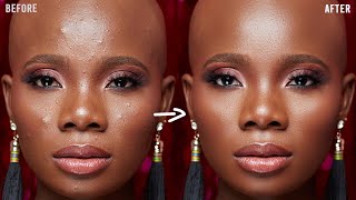 HOW to SMOOTH SKIN using FREQUENCY SEPARATION in Photoshop | Skin Retouching Tutorial screenshot 3