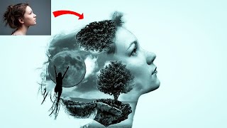 🔥 Master Double Exposure Effect in Minutes! Adobe Photoshop Tutorial for Beginners 2024