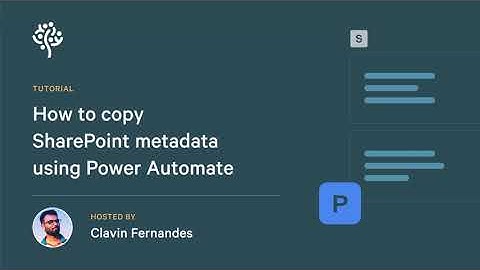 How to Copy SharePoint Metadata Using Power Automate