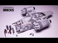 Lego Star Wars 75292 The Mandalorian Razor Crest Bounty Hunter Transport Speed Build