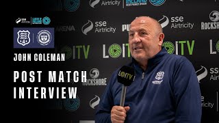 John Coleman Post-Match Interview | Bohemian FC (H)