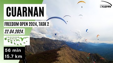 Cuarnan, Freedom open 2024, Task 2 - weak conditions lead to quick landing