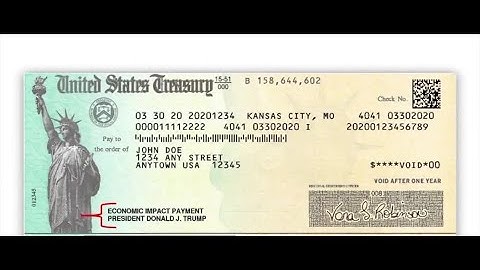 Stimulus checks in the mail