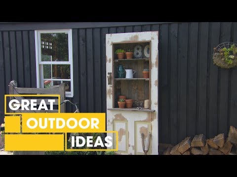 Video: Using Old Doors In The Garden: How To Upcycle Old Doors For Garden Spaces