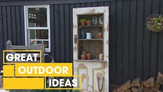How to Upcycle an Old Door | Outdoor | Great Home Ideas