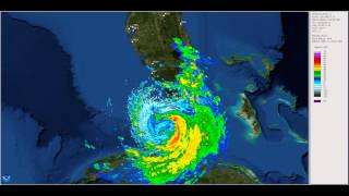 Radar Loop of Hurricane Georges Near The Florida Keys (9/25/1998)