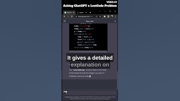 Solving a LeetCode Problem using ChatGPT #viral #shortvideo #shorts #short #chatgpt #ai