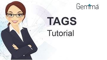 Gemma.App - Tag creation and allocation tutorial