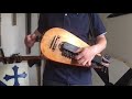 Medieval music on a hurdygurdy