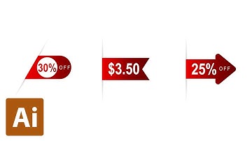 How to Make Price Tag Sale Design | Adobe Illustrator Tutorials