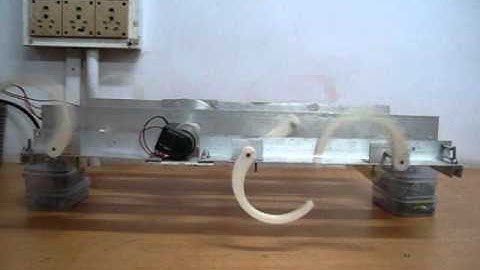 RHex Like Hexapod driven by Four Bar Linkages