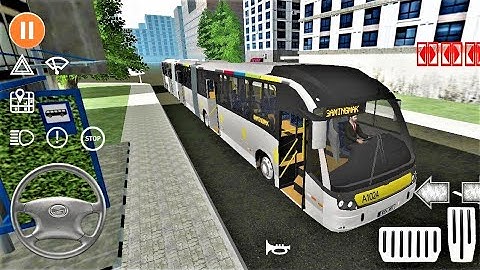 Public Transport Simulator / Longest Bus - Mega Bi-Articulated Bus / Android & iOS Gameplay HD #88