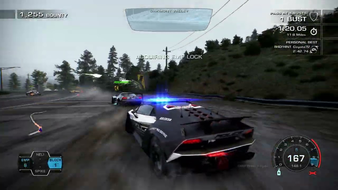 Need For Speed Hot Pursuit Remastered/Charged Attack (again) with Lamborghini Sesto Elemento