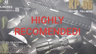 KJWORKS KP06 HICAPA AIRSOFT REVIEW