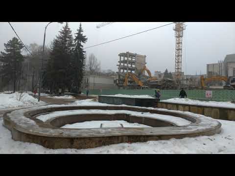 Кишинёв, снос гостиницы "Кодру", 31 января 2019 года