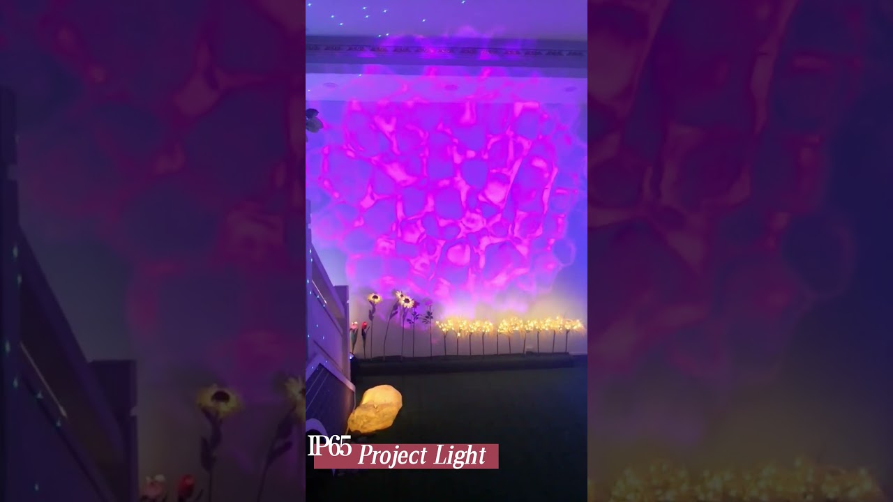 IP65 Rated Multi colored simulated water flowing effect project light | Outdoor Background Lighting