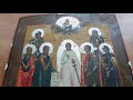 Реставрация иконы "Избранные святые"