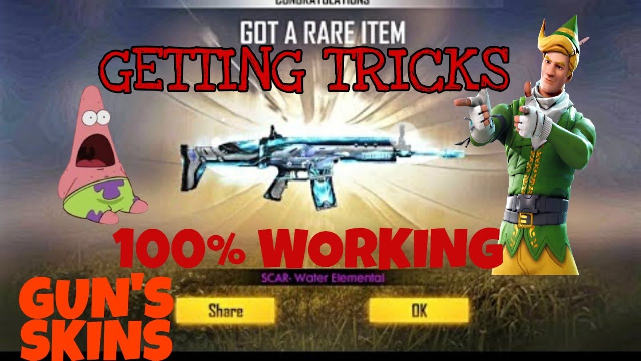 how to get permanent guns skins on-Free Fire /100% working 😱🤫 - YouTube