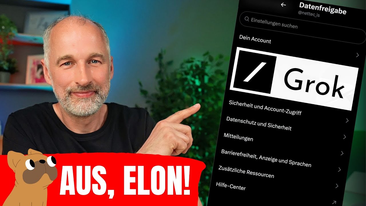 So verhinderst du, dass GROK AI mit DEINEN Daten trainiert wird - YouTube