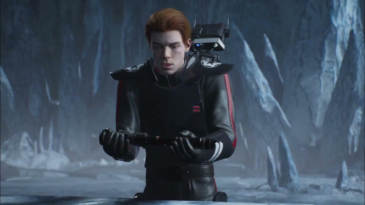red split lightsaber + inquisitor outfit in Jedi Fallen Order new journey plus YouTube
